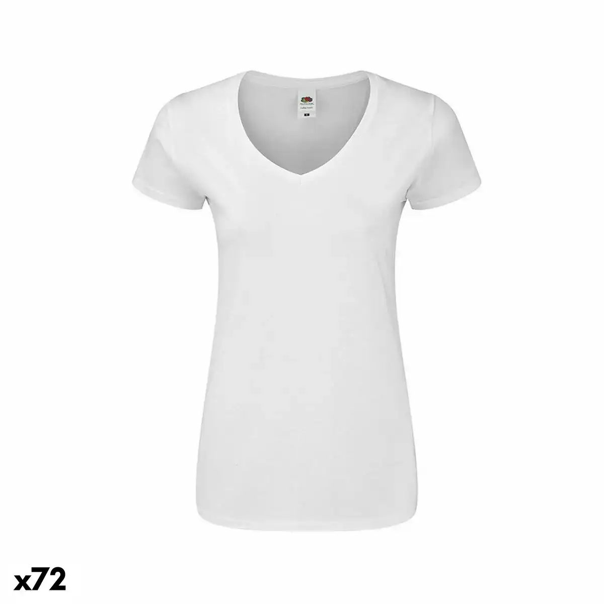 T shirt a manches courtes femme 141319 100 coton blanc 72 unites _3985. Bienvenue sur DIAYTAR COTE D'IVOIRE - Où Chaque Article a son Histoire. Découvrez notre sélection méticuleuse de produits qui racontent l'authenticité et la beauté du Côte d'Ivoire.
