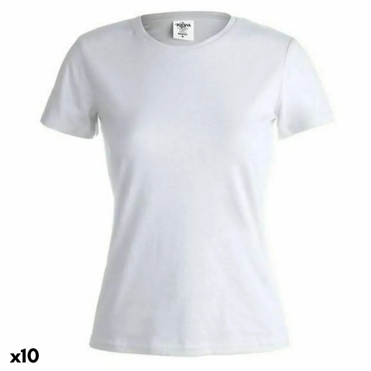 T shirt a manches courtes femme 145867 blanc 10 unites _4489. DIAYTAR COTE D'IVOIRE - Votre Source de Trouvailles uniques. Naviguez à travers notre catalogue et trouvez des articles qui vous distinguent et reflètent votre unicité.