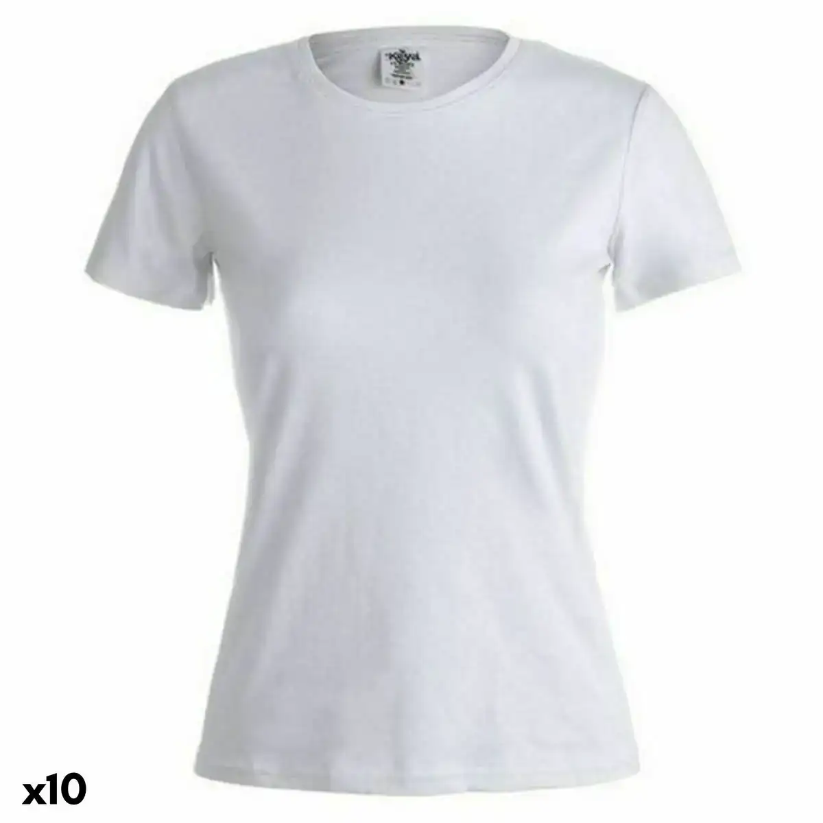 T shirt a manches courtes femme 145869 blanc 10 unites _8663. DIAYTAR COTE D'IVOIRE - Votre Source de Découvertes Shopping. Découvrez des trésors dans notre boutique en ligne, allant des articles artisanaux aux innovations modernes.