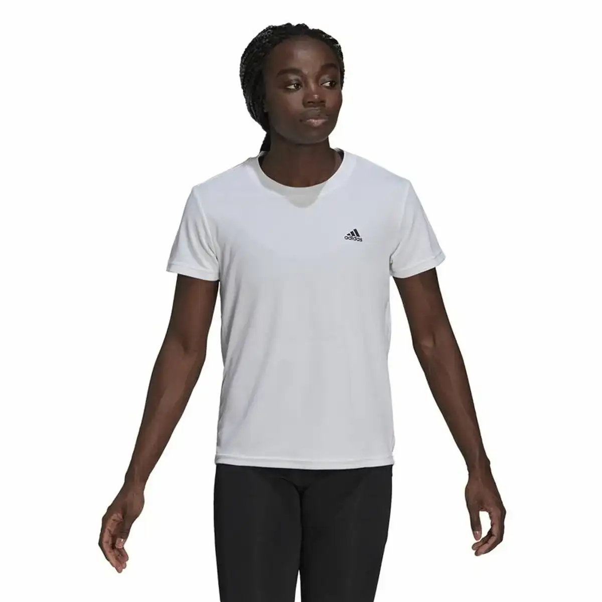 T shirt a manches courtes femme adidas aeroready d2m sport blanc_8711. Bienvenue chez DIAYTAR COTE D'IVOIRE - Où le Shopping Devient une Aventure. Découvrez notre collection diversifiée et explorez des produits qui reflètent la diversité du Côte d'Ivoire.