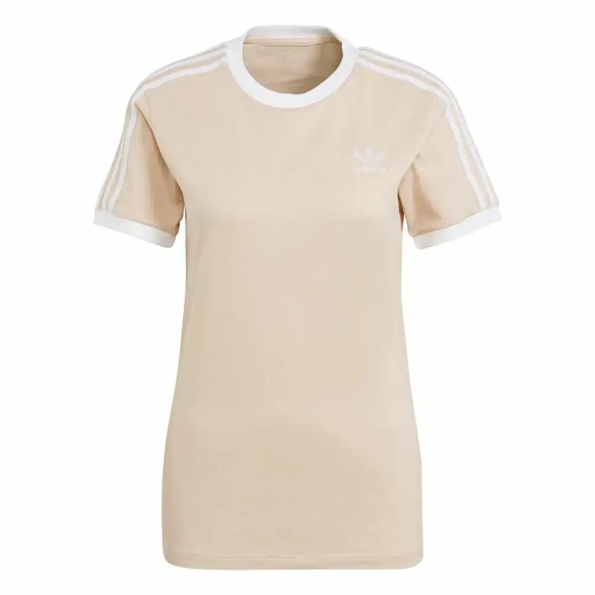 T shirt a manches courtes femme adidas classics 3 stripes beige_7885. DIAYTAR COTE D'IVOIRE - Votre Compagnon Shopping, Votre Style Unique. Explorez notre boutique en ligne pour dénicher des trésors qui expriment qui vous êtes, de la mode à la maison.