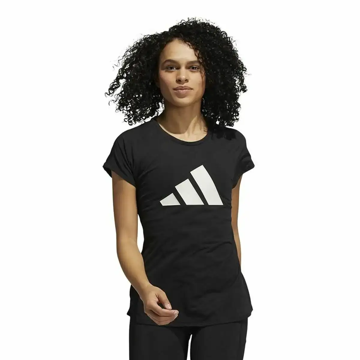 T shirt a manches courtes femme adidas training 3 bandas noir_9496. DIAYTAR COTE D'IVOIRE - Où la Mode et le Confort se Rencontrent. Plongez dans notre univers de produits et trouvez des articles qui vous habillent avec style et aisance.