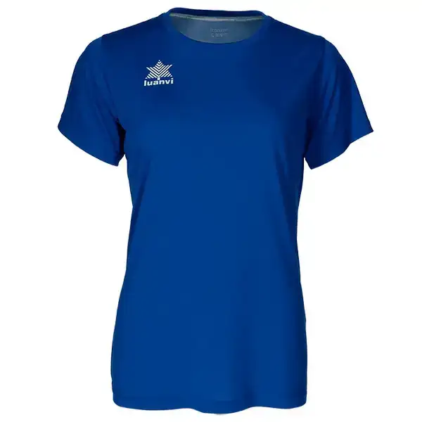 T shirt a manches courtes femme luanvi pol bleu_7081. DIAYTAR COTE D'IVOIRE - Votre Escapade Shopping Virtuelle. Explorez notre boutique en ligne et dénichez des trésors qui évoquent la culture et le savoir-faire sénégalais, un clic à la fois.