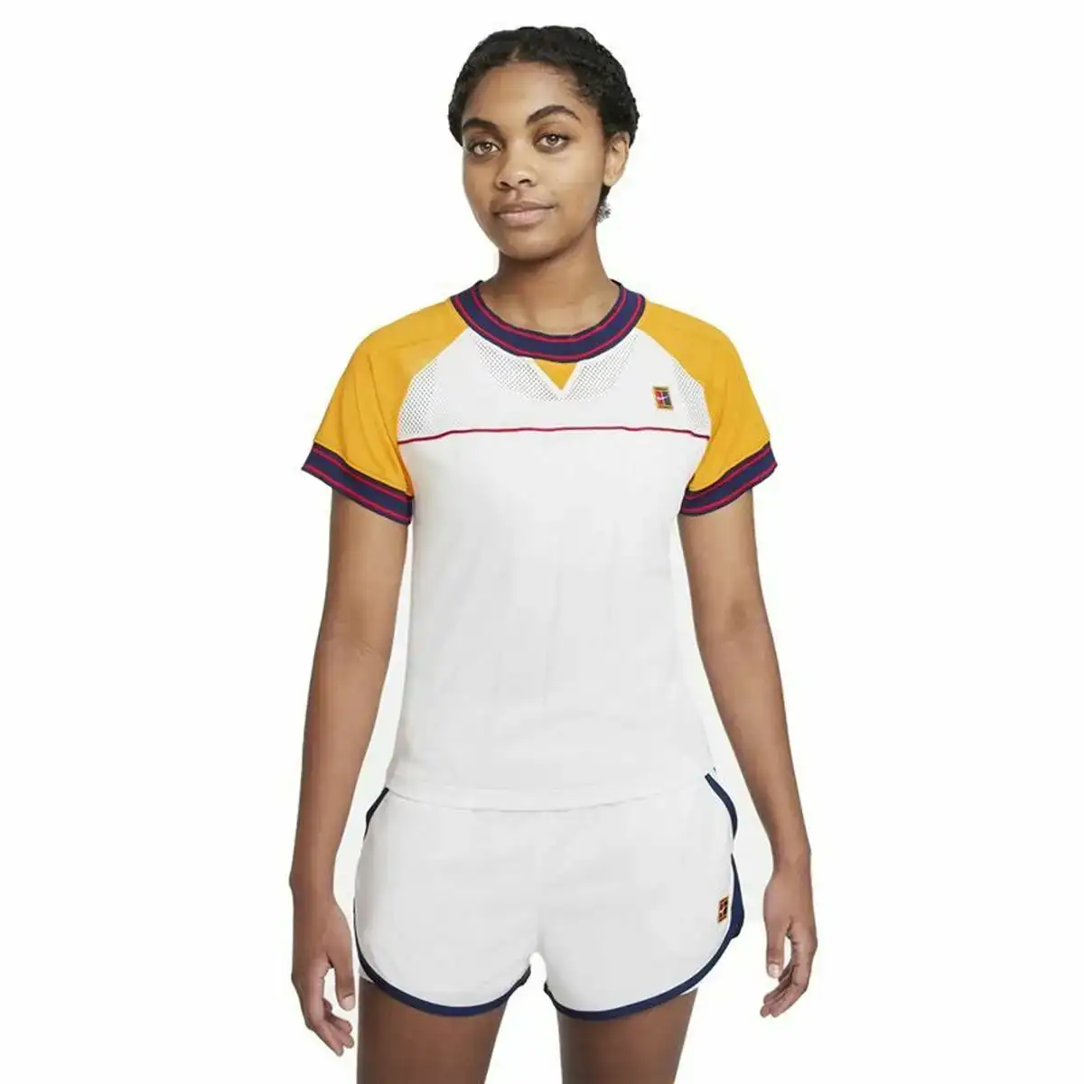 T shirt a manches courtes femme nike court dri fit slam blanc_7889. DIAYTAR COTE D'IVOIRE - Votre Destination pour un Shopping Unique. Parcourez notre catalogue et trouvez des articles qui expriment votre singularité et votre style.