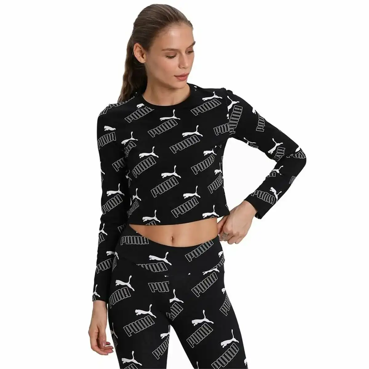 T shirt a manches courtes femme puma amplified aop ls fitted noir_5891. DIAYTAR COTE D'IVOIRE - L'Art de Vivre l'Élégance Accessible. Parcourez notre gamme variée et choisissez des produits qui ajoutent une touche de sophistication à votre style.