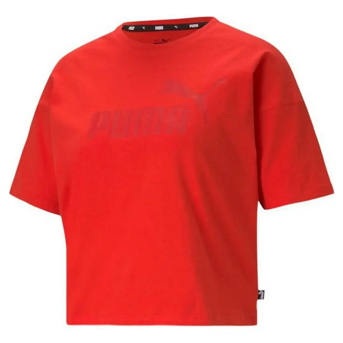 T shirt a manches courtes femme puma essentials logo rouge_8113. DIAYTAR COTE D'IVOIRE - Votre Passage vers le Raffinement. Plongez dans notre univers de produits exquis et choisissez des articles qui ajoutent une touche de sophistication à votre vie.