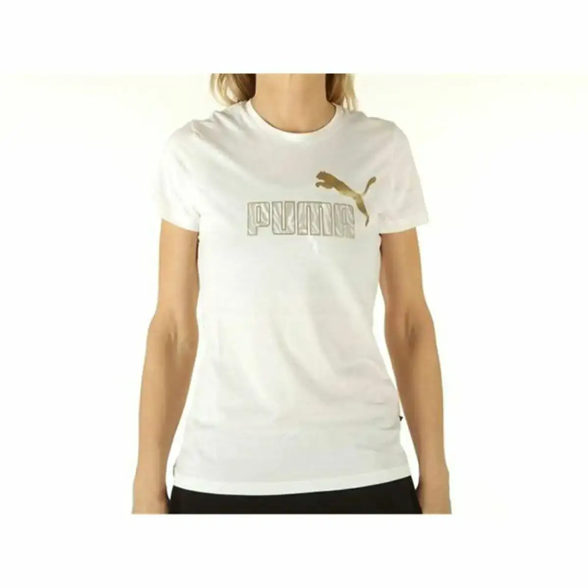 T shirt a manches courtes femme puma graphic tee blanc_6599. Bienvenue chez DIAYTAR COTE D'IVOIRE - Votre Plateforme Shopping pour Tous. Découvrez un large éventail de produits qui célèbrent la diversité et la beauté du Côte d'Ivoire.