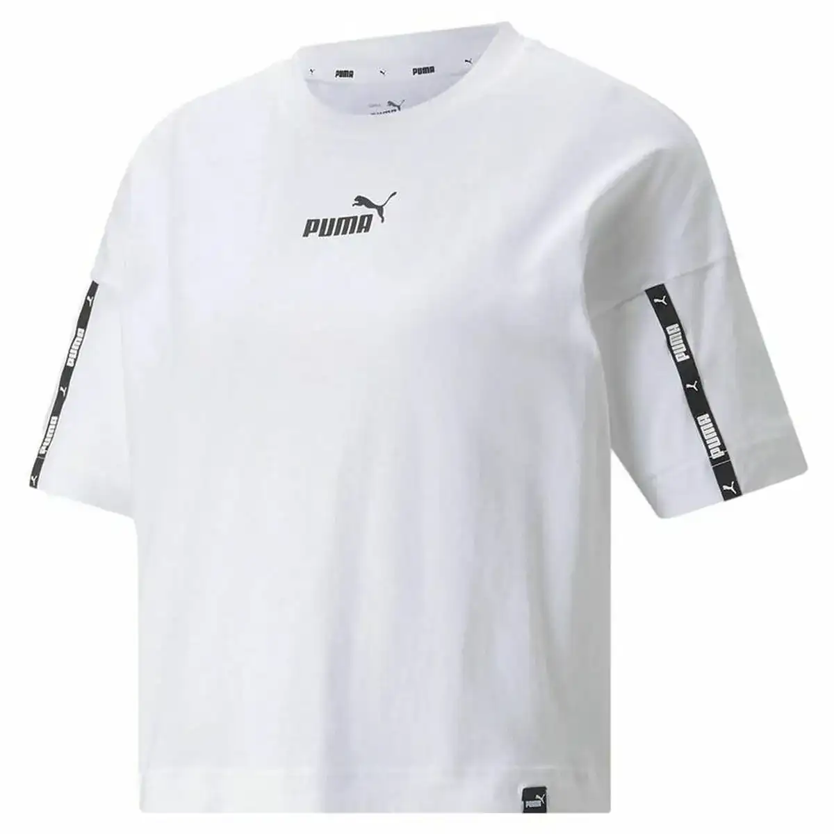 T shirt a manches courtes femme puma power tape cropped blanc_3868. DIAYTAR COTE D'IVOIRE - L'Art du Shopping Éclairé. Parcourez notre catalogue et choisissez parmi des produits de qualité qui satisferont vos besoins et votre style.