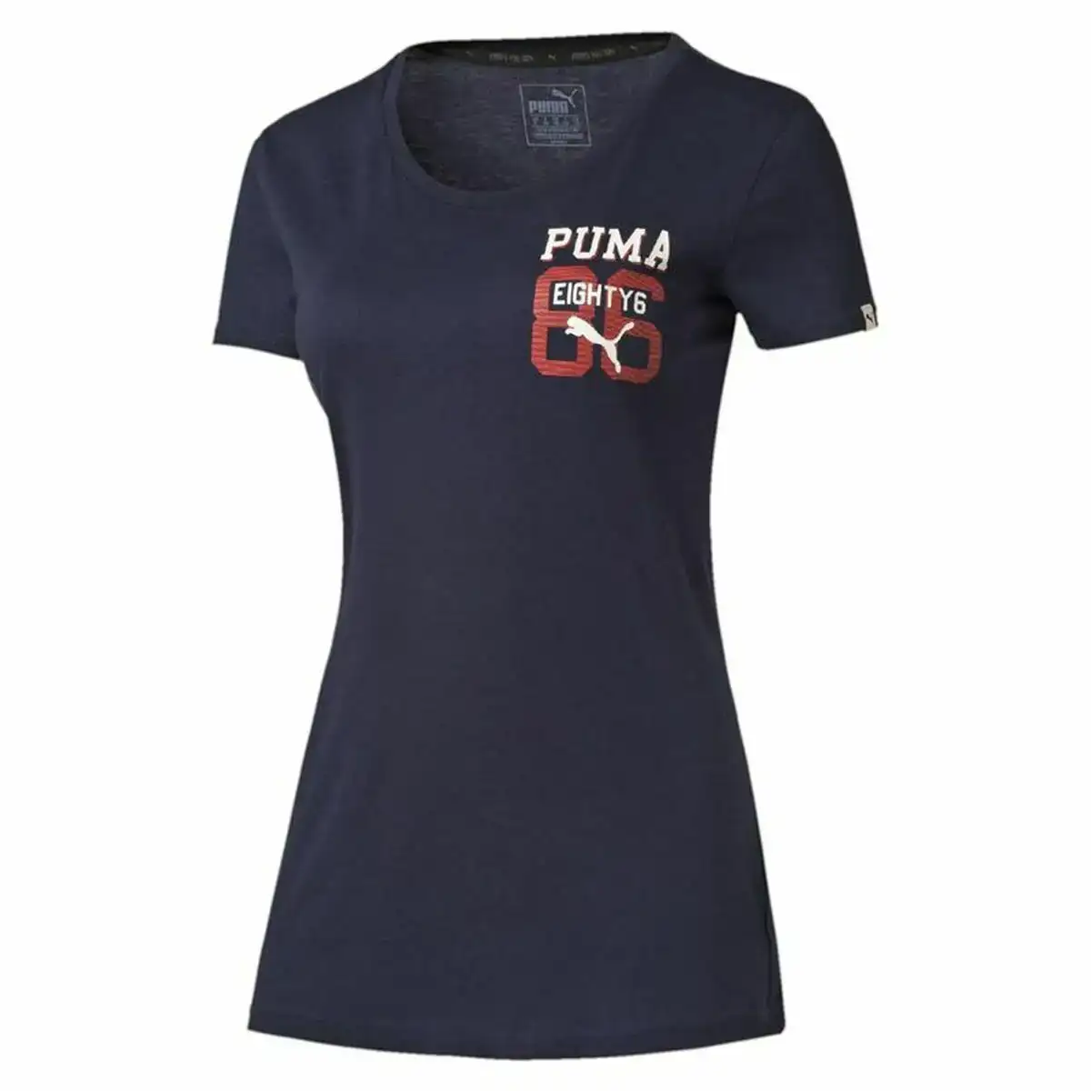 T shirt a manches courtes femme puma style athl tee bleu fonce_6231. Entrez dans l'Univers de DIAYTAR COTE D'IVOIRE - Où Chaque Produit a son Éclat Unique. Explorez notre gamme variée et choisissez des articles qui illuminent votre quotidien.
