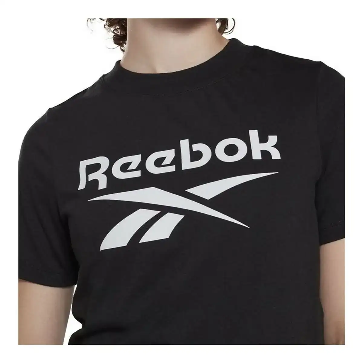 T shirt a manches courtes femme reebok cropped identity noir_4102. DIAYTAR COTE D'IVOIRE - Là où Chaque Produit Évoque une Émotion. Parcourez notre catalogue et choisissez des articles qui vous touchent et qui enrichissent votre expérience.