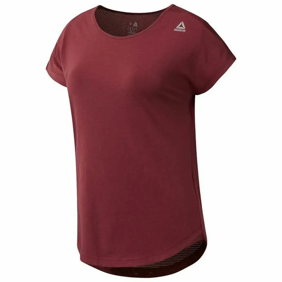 T shirt a manches courtes femme reebok work mesh rouge fonce_9233. DIAYTAR COTE D'IVOIRE - Où Chaque Produit est une Histoire à Raconter. Découvrez notre sélection de produits qui vous permettent de créer votre propre récit à travers vos achats.