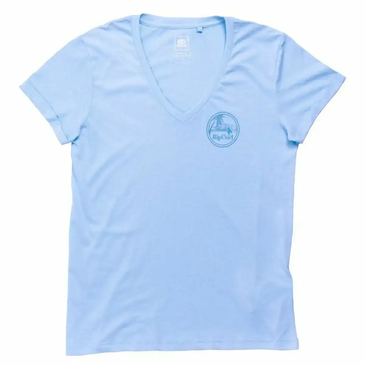 T shirt a manches courtes femme rip curl re entry bleu clair_6841. DIAYTAR COTE D'IVOIRE - L'Art de Magasiner sans Frontières. Parcourez notre vaste sélection d'articles et trouvez tout ce dont vous avez besoin, du chic à l'authentique, du moderne au traditionnel.
