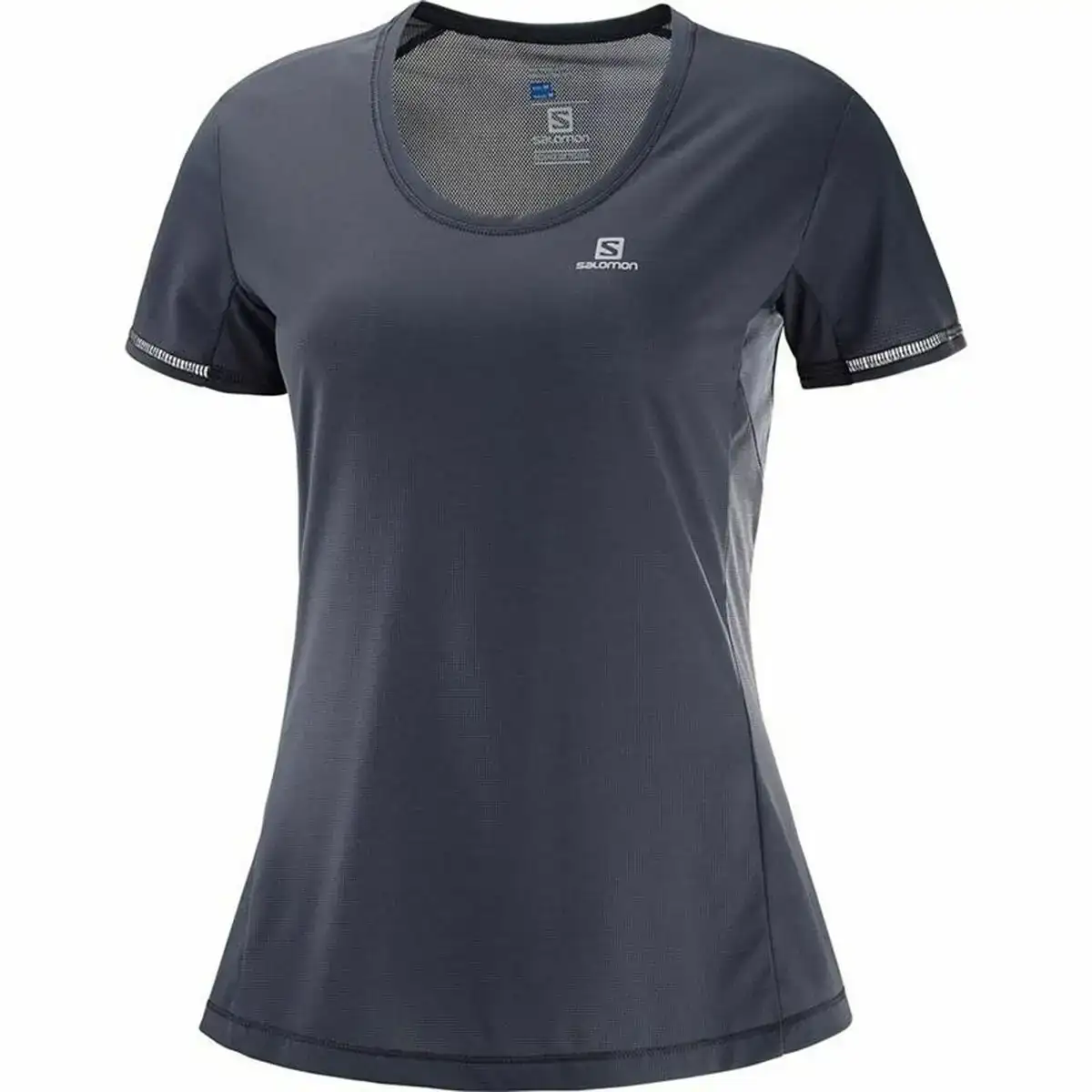 T shirt a manches courtes femme salomon agile gris_1230. DIAYTAR COTE D'IVOIRE - Là où la Beauté Rencontre la Fonctionnalité. Parcourez notre sélection pour trouver des produits qui allient esthétique et praticité, pour un quotidien sublimé.