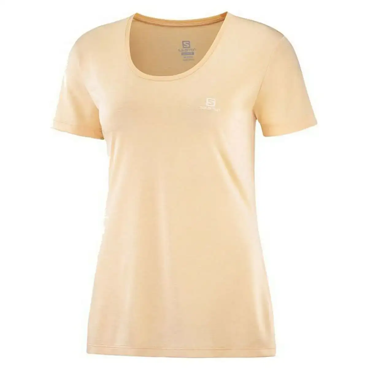 T shirt a manches courtes femme salomon agile jaune marron_6889. Bienvenue chez DIAYTAR COTE D'IVOIRE - Où Choisir est une Invitation au Voyage. Explorez notre boutique en ligne et découvrez des produits qui vous transportent dans l'univers du Côte d'Ivoire.