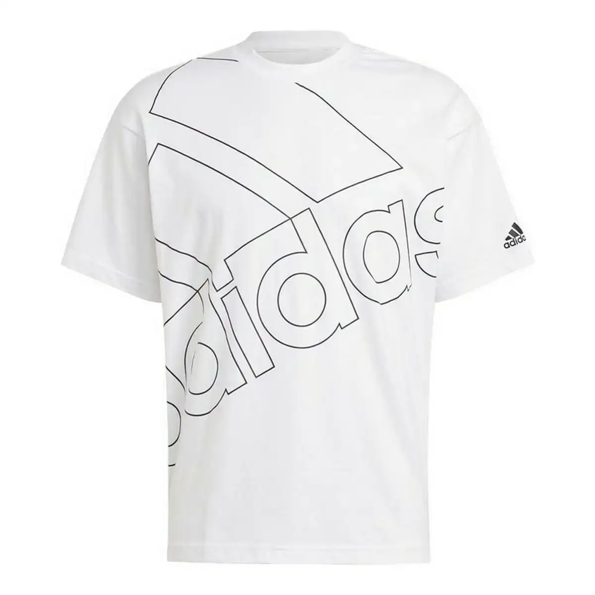 T shirt a manches courtes homme adidas giant logo blanc_6965. Bienvenue chez DIAYTAR COTE D'IVOIRE - Où Choisir Rime avec Découvrir. Plongez dans notre catalogue et trouvez des produits qui révèlent la diversité et la richesse culturelle du Côte d'Ivoire.