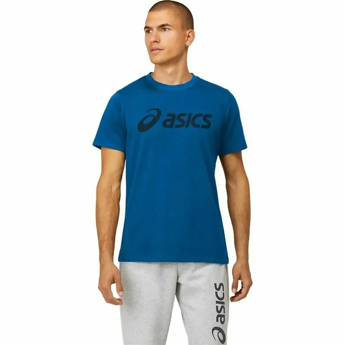T shirt a manches courtes homme asics big logo bleu_4800. DIAYTAR COTE D'IVOIRE - Là où la Qualité est Non Négociable. Parcourez notre boutique en ligne pour découvrir des produits qui incarnent le raffinement et l'excellence du Côte d'Ivoire.