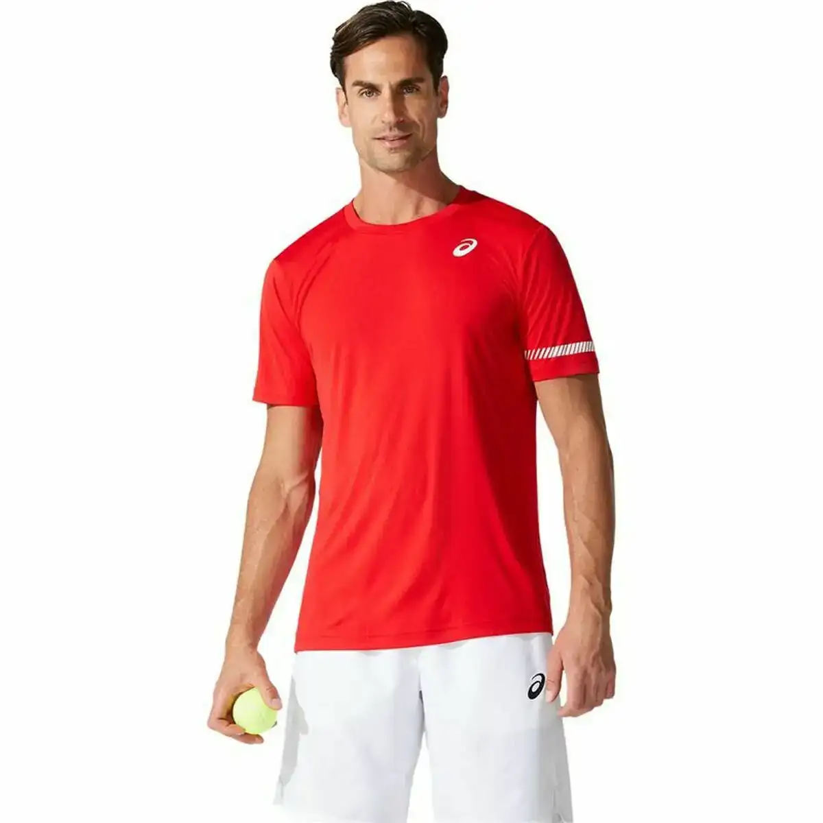 T shirt a manches courtes homme asics court ss rouge_1621. Bienvenue chez DIAYTAR COTE D'IVOIRE - Où l'Authenticité Rencontre l'Accessibilité. Explorez notre sélection abordable et découvrez des articles qui incarnent l'essence du Côte d'Ivoire.