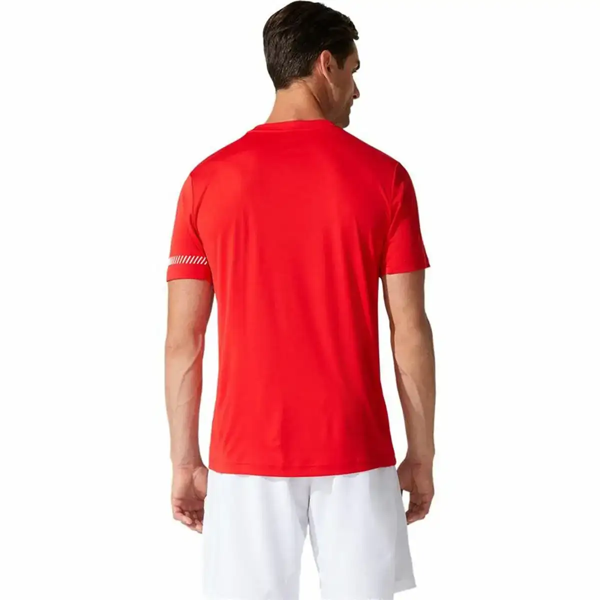 T shirt a manches courtes homme asics court ss rouge_5992. DIAYTAR COTE D'IVOIRE - Votre Destination Shopping Éthique. Parcourez notre gamme et choisissez des articles qui respectent l'environnement et les communautés locales.