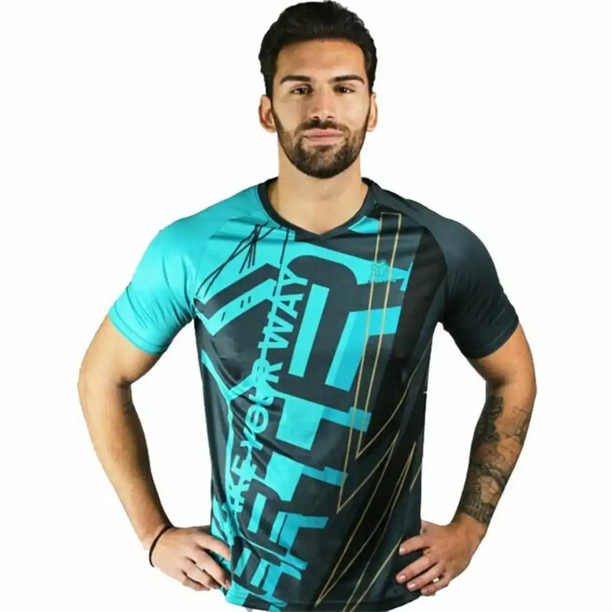 T shirt a manches courtes homme cartri asuan aigue marine noir_3058. DIAYTAR COTE D'IVOIRE - Là où la Qualité est Non Négociable. Parcourez notre boutique en ligne pour découvrir des produits qui incarnent le raffinement et l'excellence du Côte d'Ivoire.