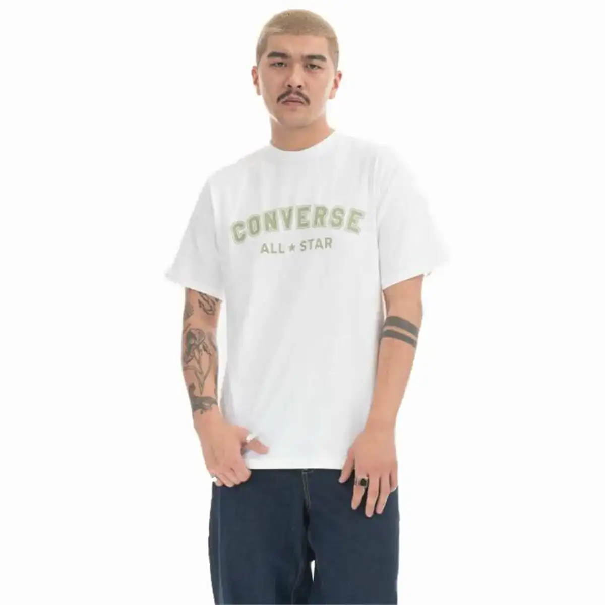 T shirt a manches courtes homme converse classic fit all star single screen blanc_2213. DIAYTAR COTE D'IVOIRE - Votre Destination pour un Shopping Éclairé. Parcourez notre boutique en ligne pour découvrir des produits de qualité qui embelliront votre quotidien.