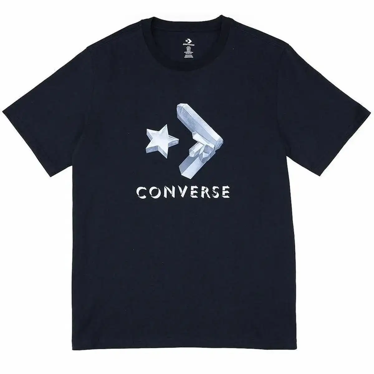 T shirt a manches courtes homme converse crystals noir_9560. DIAYTAR COTE D'IVOIRE - Là où Choisir est un Acte d'Amour pour le Côte d'Ivoire. Explorez notre gamme et choisissez des produits qui célèbrent la culture et l'artisanat du pays.