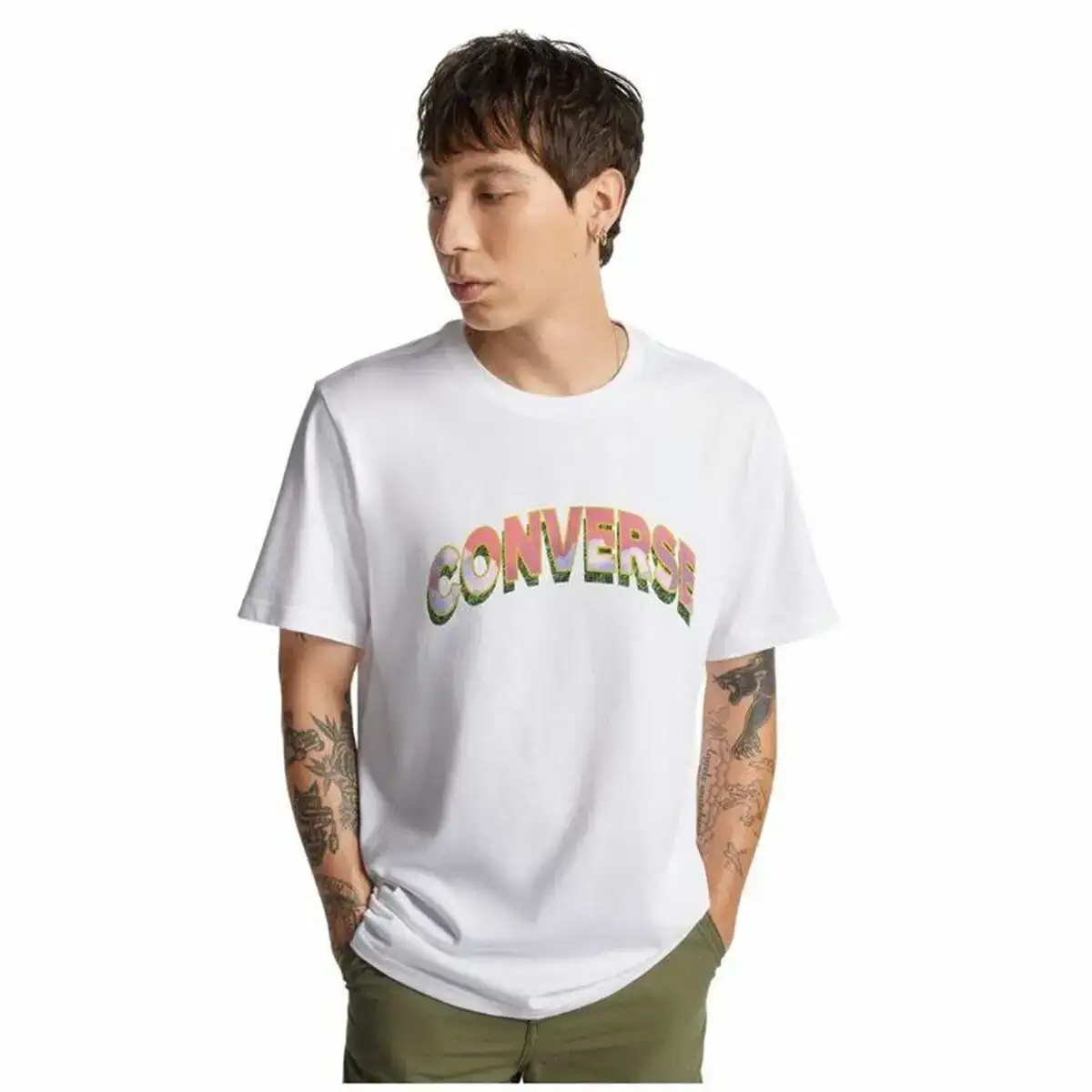 T shirt a manches courtes homme converse mirror blanc_1950. DIAYTAR COTE D'IVOIRE - L'Art du Shopping Sublime. Naviguez à travers notre catalogue et choisissez parmi des produits qui ajoutent une touche raffinée à votre vie quotidienne.