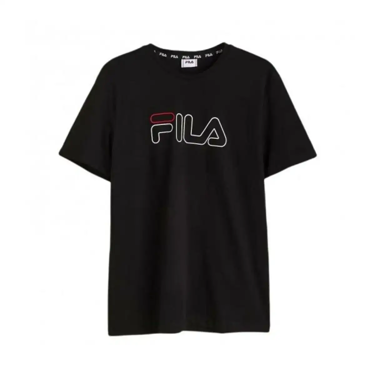 T shirt a manches courtes homme fila fam0225 80010 noir_5923. DIAYTAR COTE D'IVOIRE - Où Choisir est un Voyage Cultuel. Explorez notre boutique en ligne et découvrez des produits qui célèbrent la richesse et la diversité culturelle du Côte d'Ivoire.