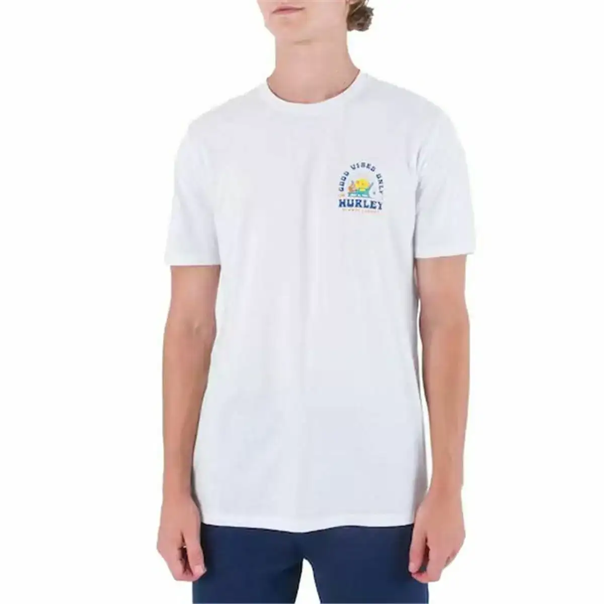 T shirt a manches courtes homme hurley everyday vacation blanc_6159. DIAYTAR COTE D'IVOIRE - Où Choisir Devient une Découverte. Explorez notre boutique en ligne et trouvez des articles qui vous surprennent et vous ravissent à chaque clic.