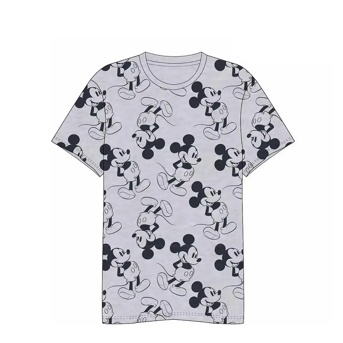 T shirt a manches courtes homme mickey mouse gris_9646. Entrez dans l'Univers de DIAYTAR COTE D'IVOIRE - Où Choisir est un Voyage. Explorez notre gamme diversifiée et trouvez des articles qui répondent à tous vos besoins et envies.