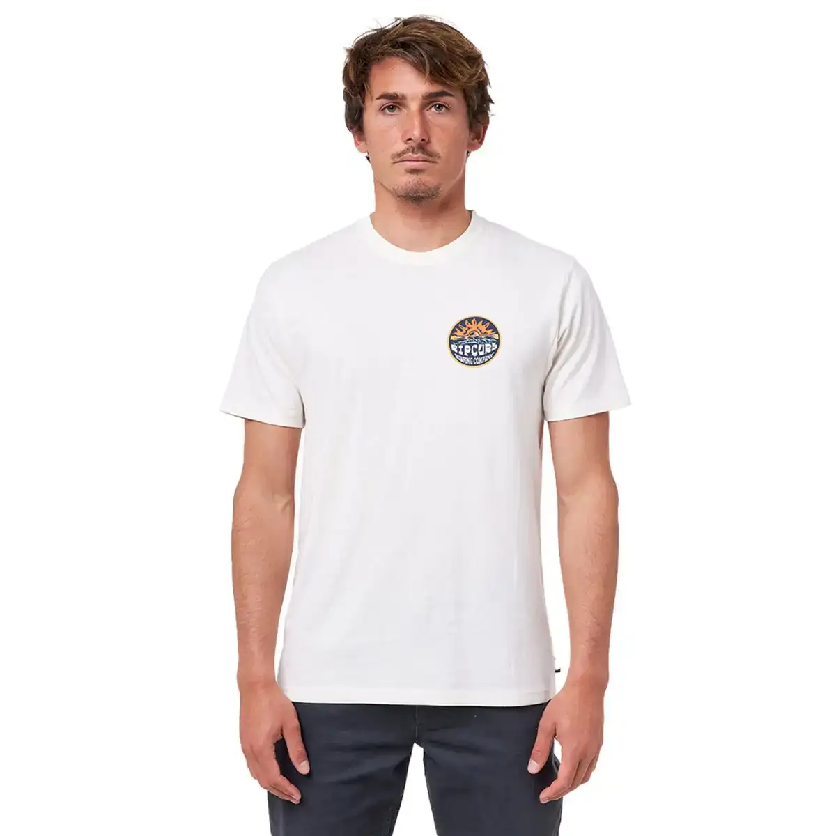 T shirt a manches courtes homme rip curl down the line blanc homme_3247. DIAYTAR COTE D'IVOIRE - Où Choisir est une Célébration de l'Artisanat. Explorez notre boutique en ligne et choisissez des articles qui incarnent l'art et le savoir-faire du Côte d'Ivoire.