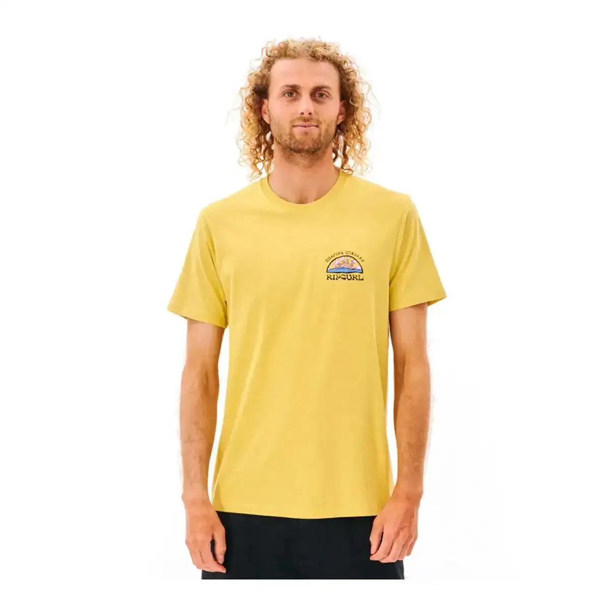T shirt a manches courtes homme rip curl jaune homme_4475. Bienvenue chez DIAYTAR COTE D'IVOIRE - Où Chaque Achat est un Geste d'Amour. Découvrez notre sélection minutieuse et choisissez des articles qui témoignent de votre passion.
