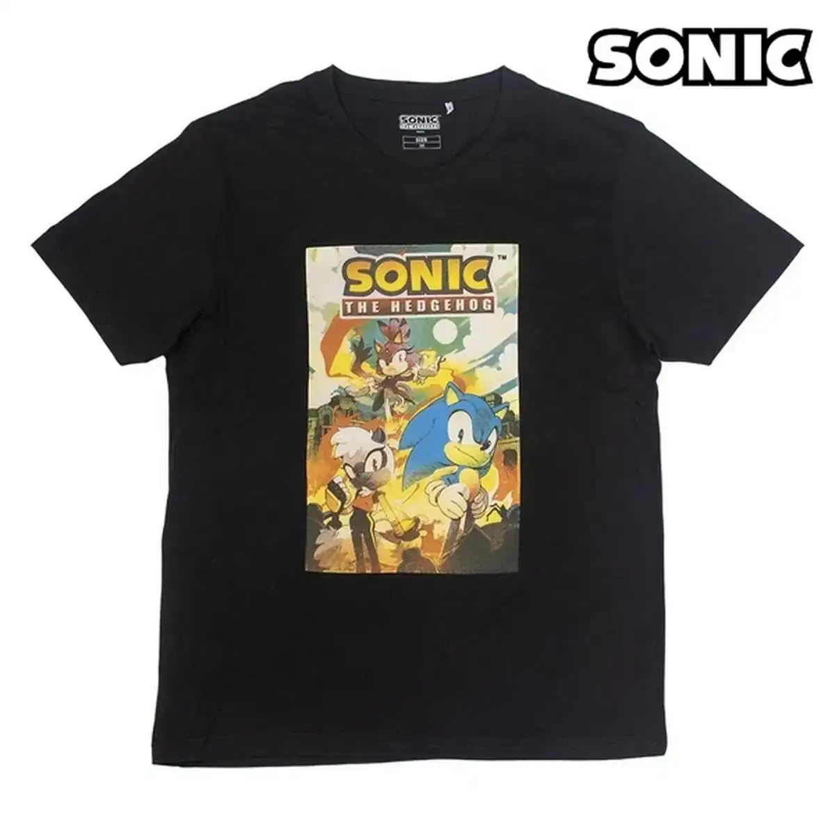 T shirt a manches courtes homme sonic_4642. DIAYTAR COTE D'IVOIRE - Où l'Élégance Rencontre l'Authenticité. Naviguez à travers notre boutique en ligne et choisissez des produits qui incarnent le style et la tradition du Côte d'Ivoire.