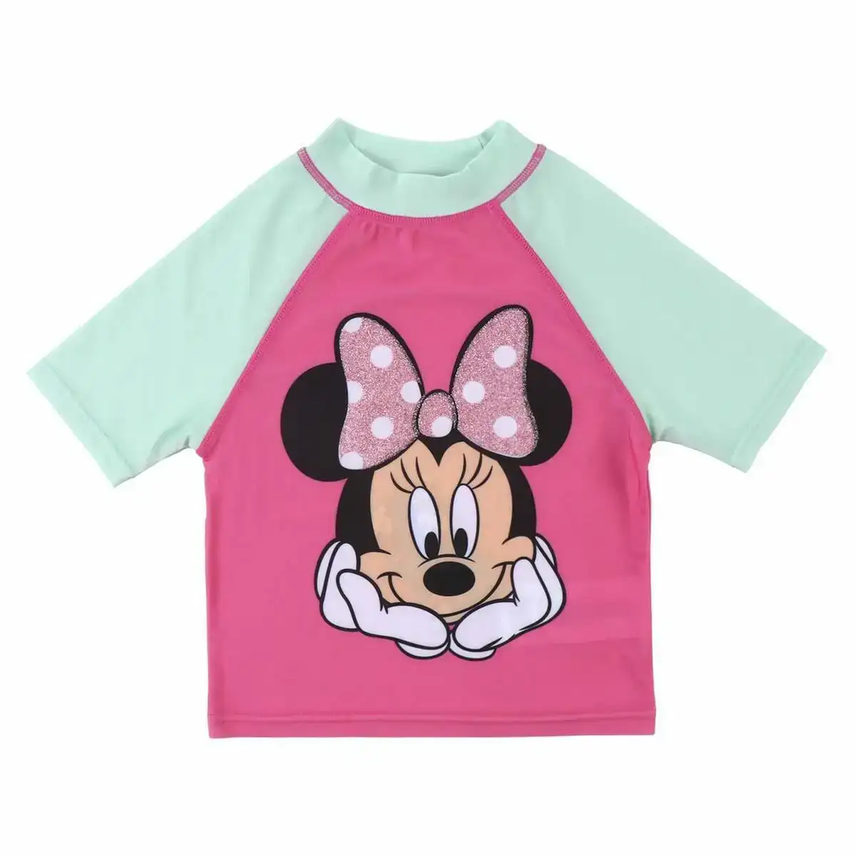 T shirt de bain minnie mouse turquoise_7673. Bienvenue chez DIAYTAR COTE D'IVOIRE - Où Chaque Détail Fait la Différence. Découvrez notre sélection méticuleuse et choisissez des articles qui répondent à vos exigences.