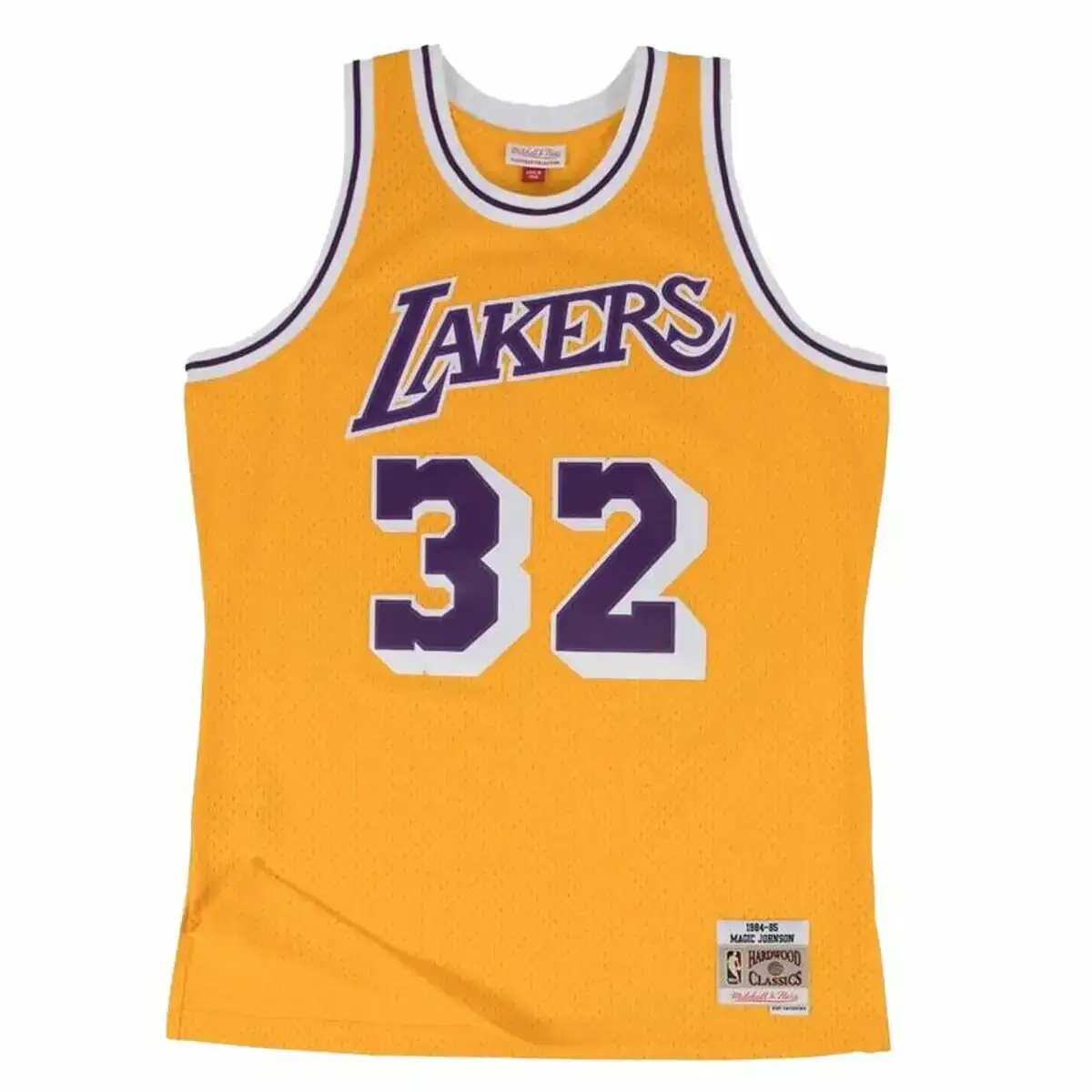 T shirt de basket mitchell ness la lakers magic jhonson jaune_1744. DIAYTAR COTE D'IVOIRE - Votre Passage vers l'Éclat et la Beauté. Explorez notre boutique en ligne et trouvez des produits qui subliment votre apparence et votre espace.