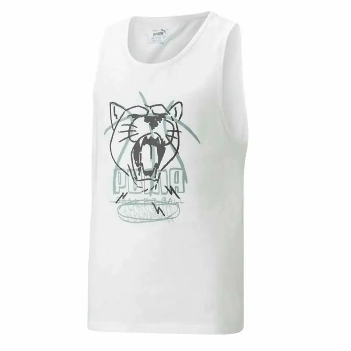 T shirt de basket puma tank b blanc_9192. Entrez dans le Monde de DIAYTAR COTE D'IVOIRE - Où la Satisfaction est la Priorité. Explorez notre sélection pensée pour vous offrir une expérience de shopping qui va au-delà de vos attentes.