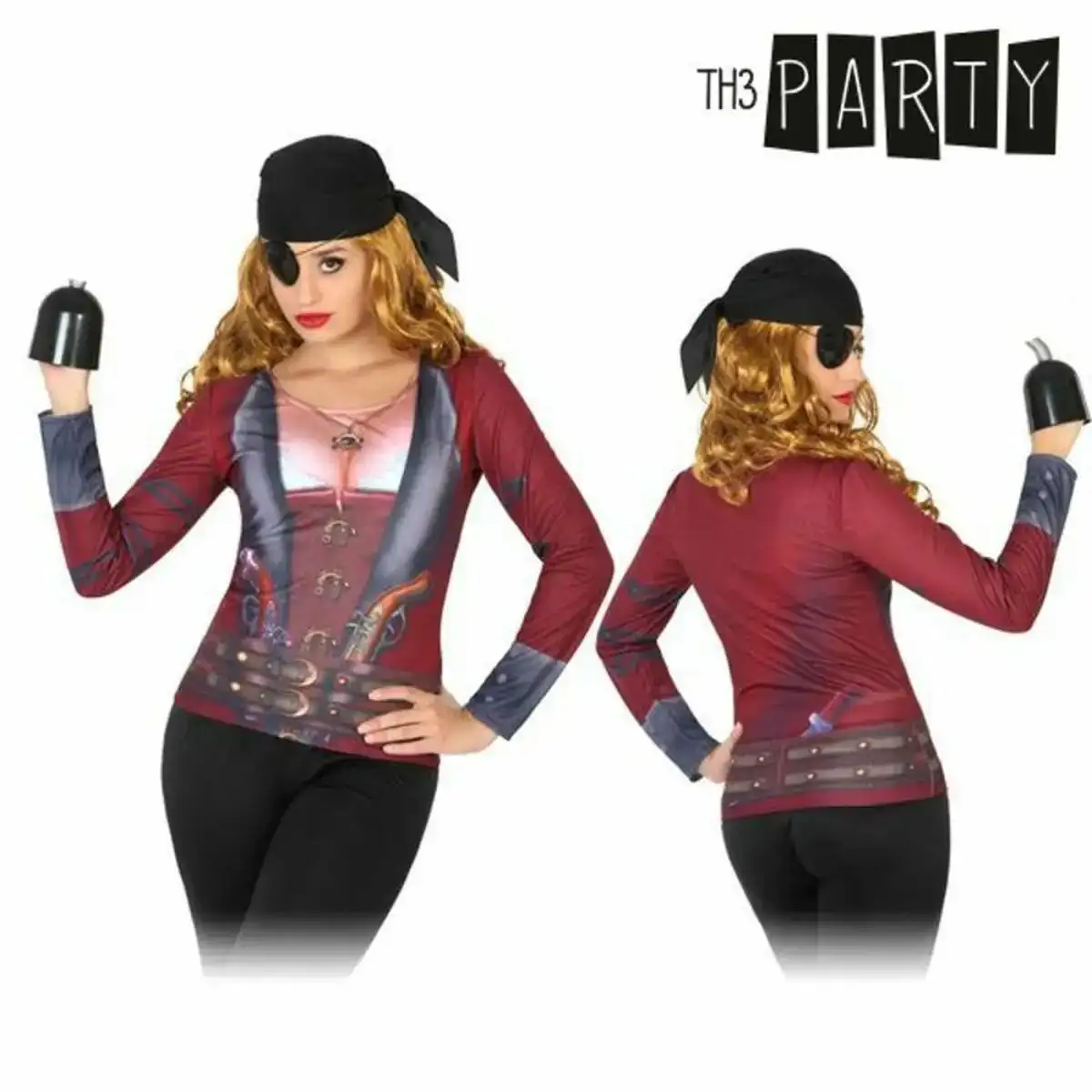 T shirt pour adultes 6702 femme pirate_5505. DIAYTAR COTE D'IVOIRE - L'Art de Choisir, l'Art de S'émerveiller. Explorez notre gamme de produits et laissez-vous émerveiller par des créations authentiques et des designs modernes.
