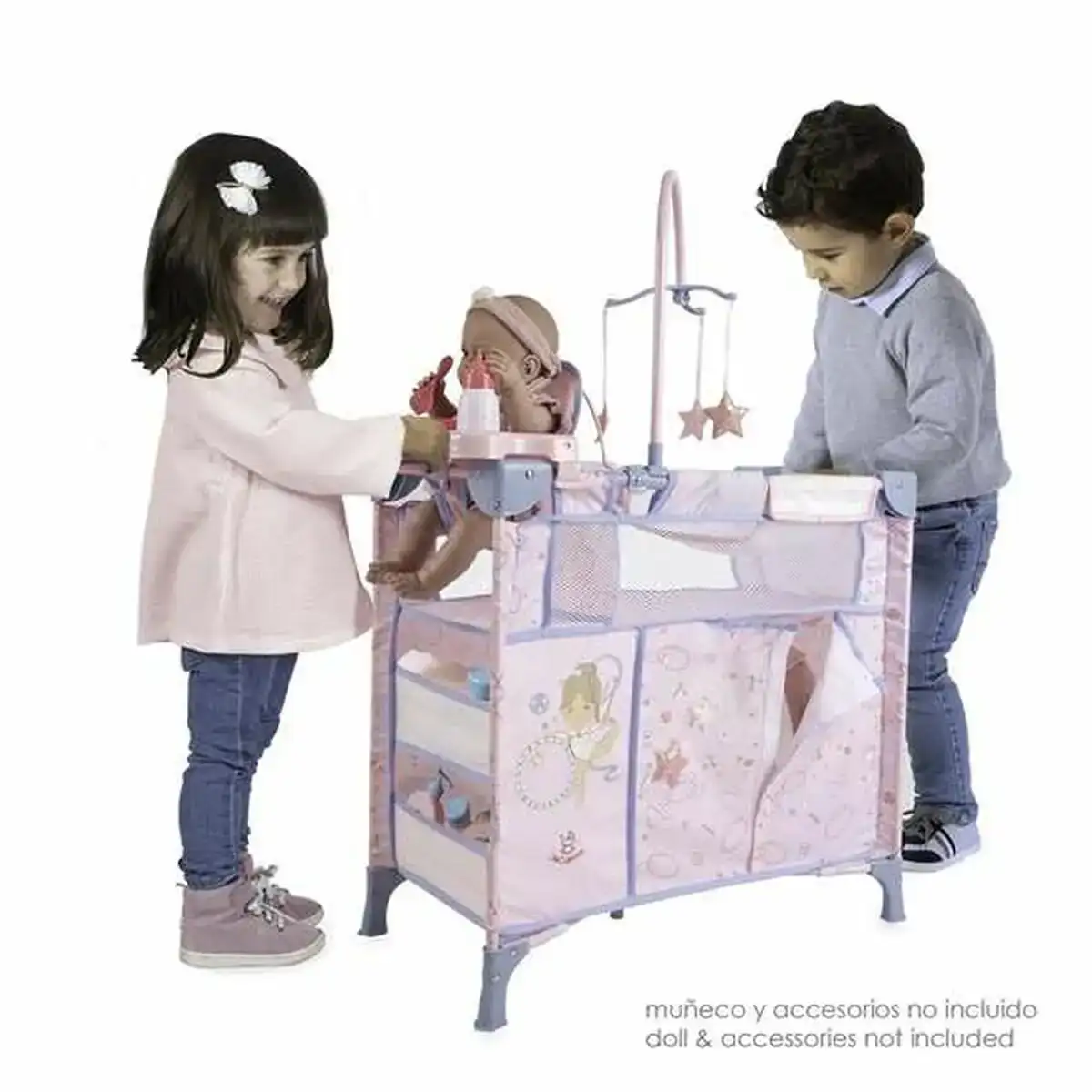 Table a langer pour poupees decuevas gala accessoires 60 x 32 x 70 cm_2253. DIAYTAR COTE D'IVOIRE - L'Art de Choisir, l'Art de Vivre. Explorez notre univers de produits soigneusement sélectionnés pour vous offrir une expérience shopping riche et gratifiante.