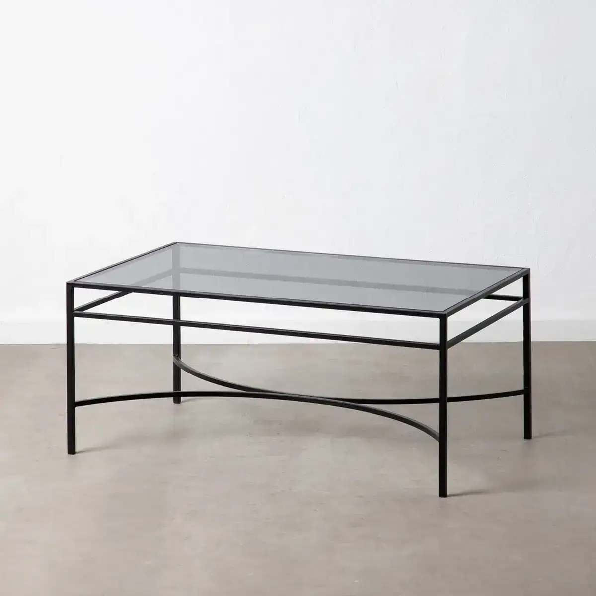 Table basse 100 x 60 x 45 5 cm verre metal_7308. Bienvenue chez DIAYTAR COTE D'IVOIRE - Où Choisir est une Invitation au Voyage. Explorez notre boutique en ligne et découvrez des produits qui vous transportent dans l'univers du Côte d'Ivoire.