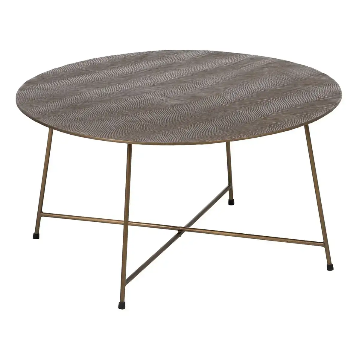 Table basse 71 x 71 x 37 cm metal_9377. DIAYTAR COTE D'IVOIRE - Votre Destination Shopping Authentique. Explorez notre boutique en ligne et découvrez des trésors qui reflètent l'âme du Côte d'Ivoire, pour une expérience shopping unique.