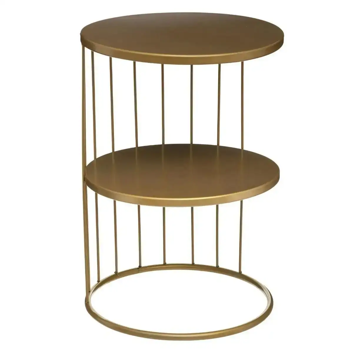 Table basse atmosphera kobu dore metal 36 x 36 x 52 cm_1272. DIAYTAR COTE D'IVOIRE - L'Art de Choisir, l'Art de Se Distinquer. Naviguez à travers notre catalogue et choisissez des produits qui ajoutent une note d'élégance à votre style unique.