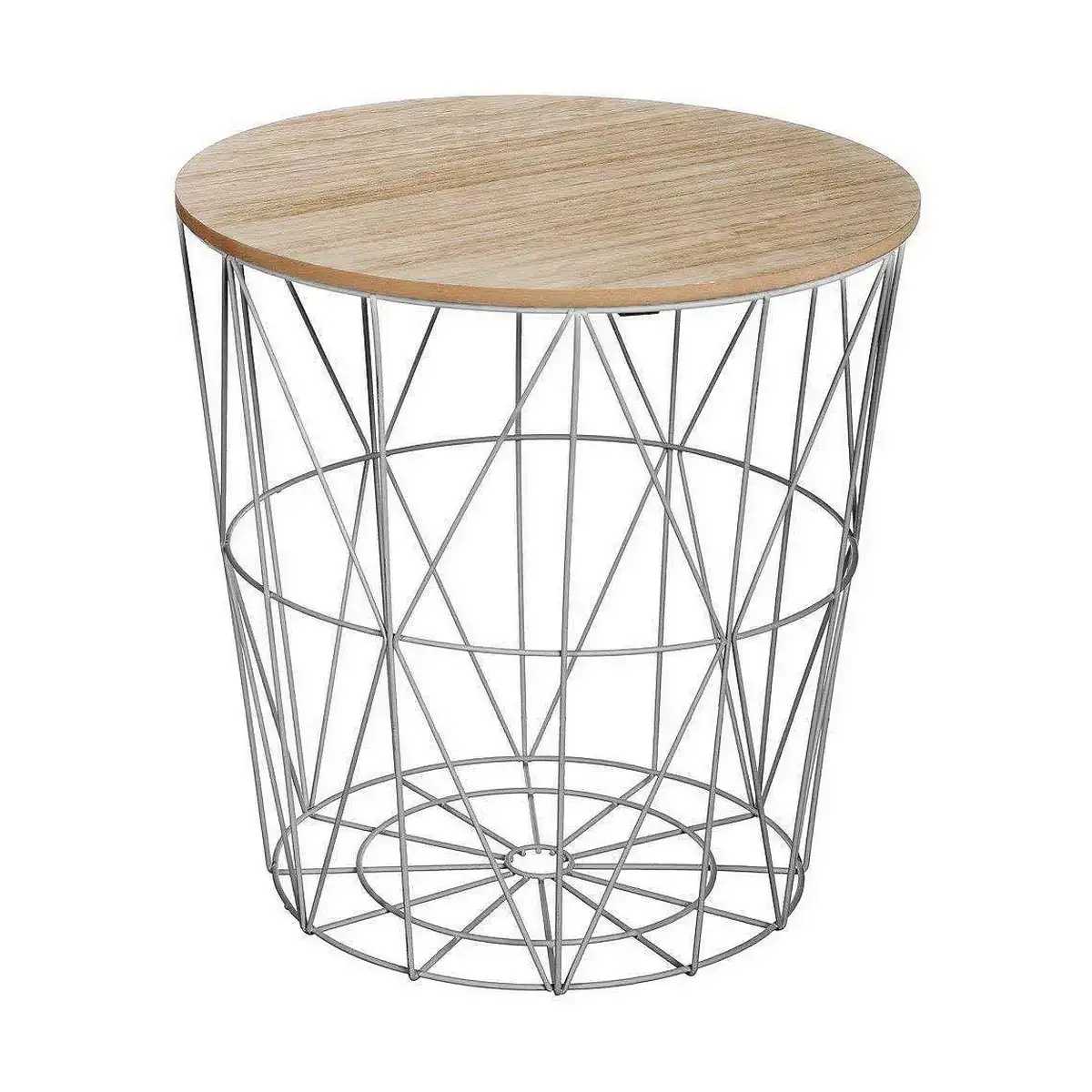 Table basse atmosphera kumi metal 41 x 40 cm _8297. DIAYTAR COTE D'IVOIRE - Où le Shopping Devient une Aventure Culturelle. Plongez dans notre univers de produits qui célèbrent l'héritage et l'artisanat du Côte d'Ivoire.