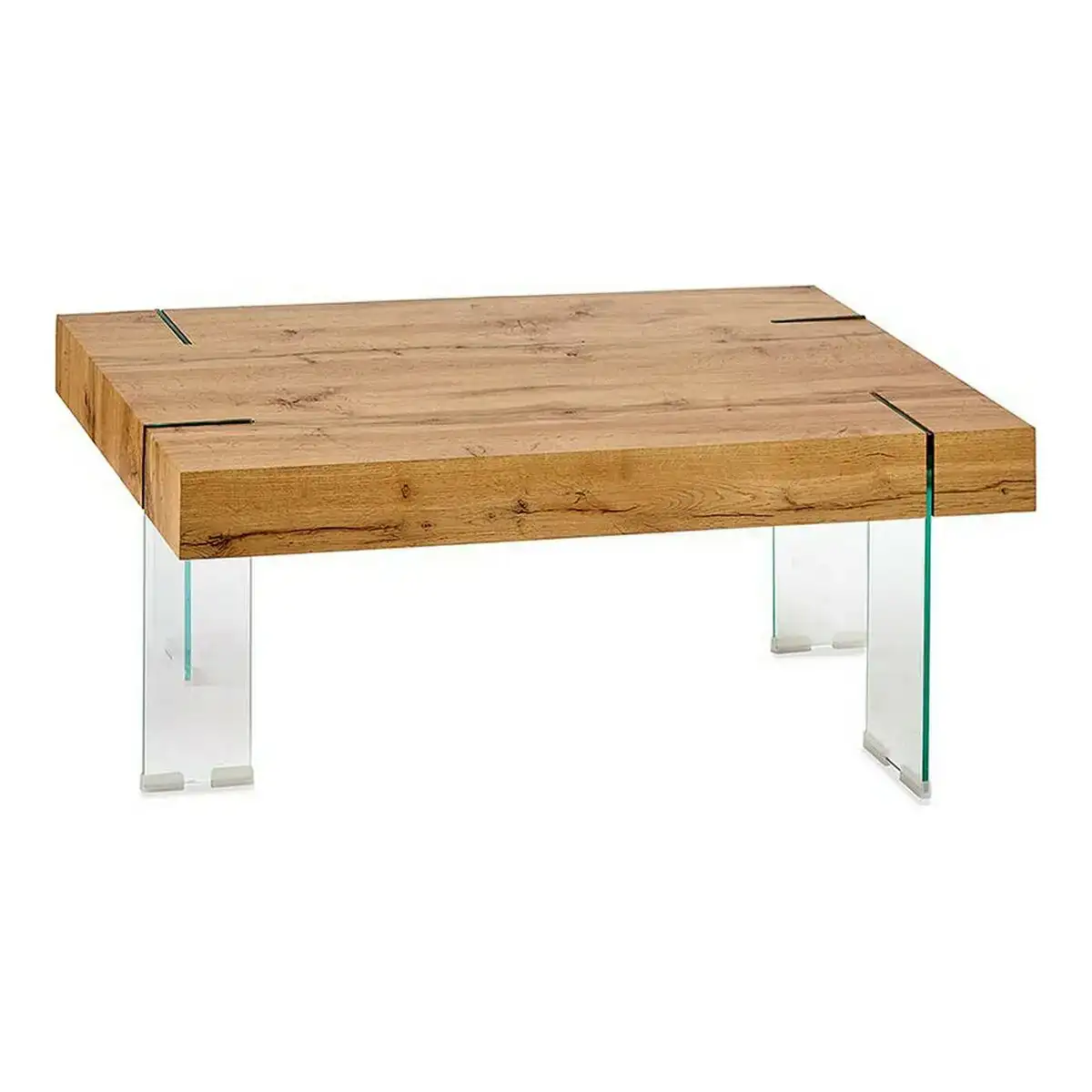 Table basse bois verre 60 x 42 x 120 cm _2608. DIAYTAR COTE D'IVOIRE - Là où le Shopping Devient une Expérience. Naviguez à travers notre catalogue diversifié et découvrez des produits qui ajoutent de la couleur et de la passion à votre vie.