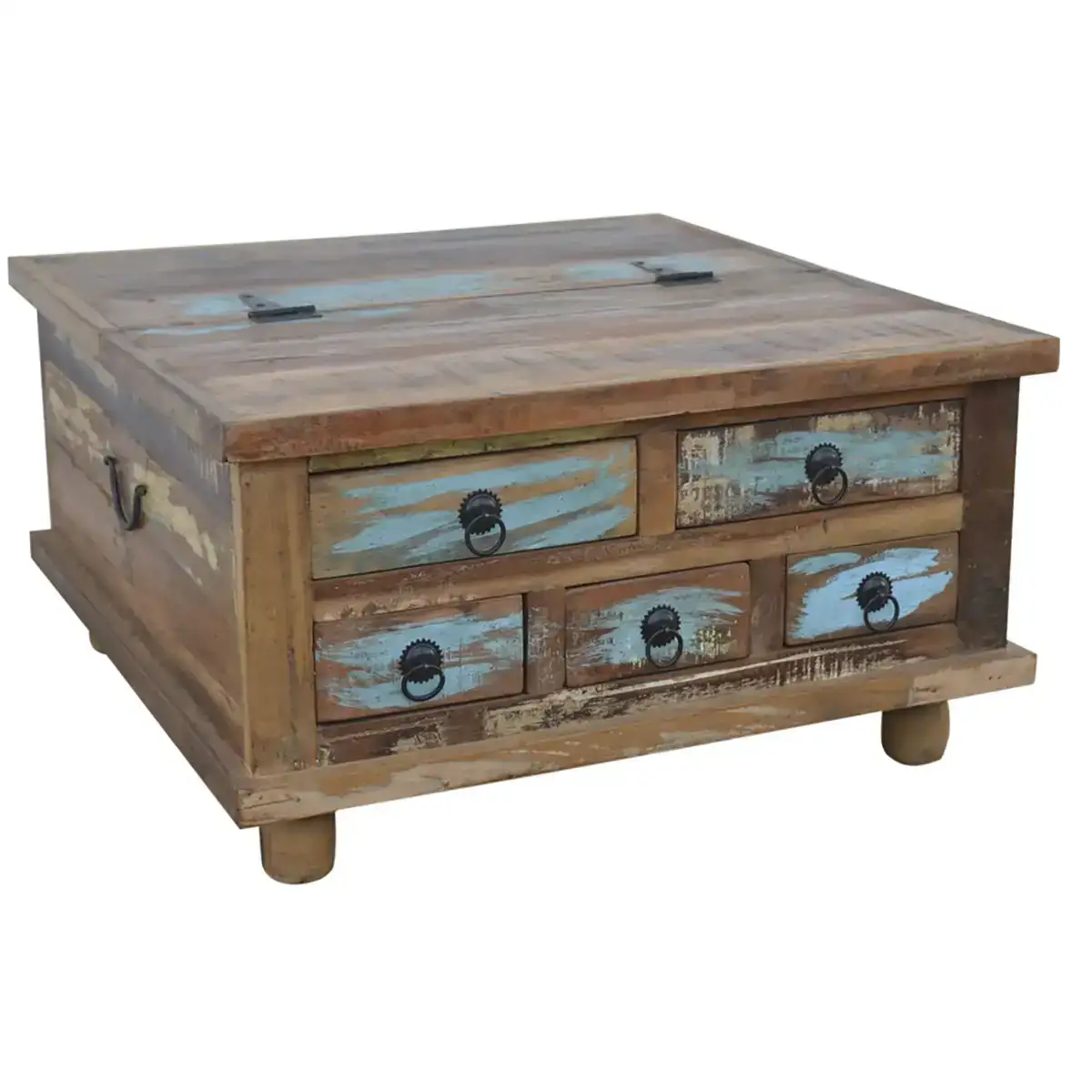 Table basse dkd home decor 70 x 70 x 38 cm metal bois de manguier_9218. DIAYTAR COTE D'IVOIRE - Votre Passage vers l'Élégance Abordable. Explorez notre collection où chaque produit est choisi pour sa qualité et son accessibilité, incarnant ainsi l'essence du Côte d'Ivoire.
