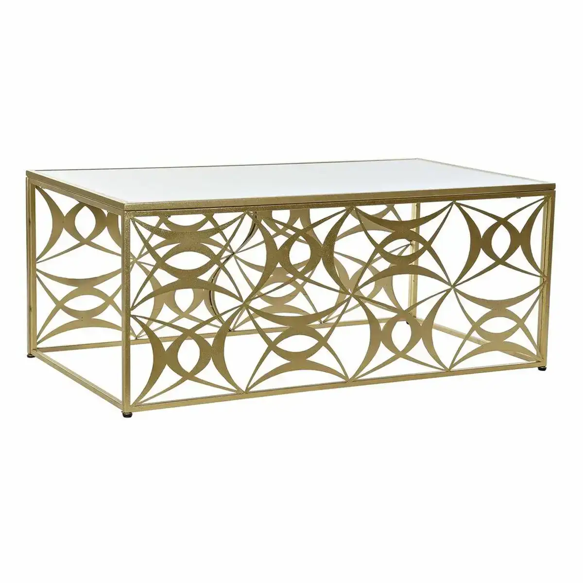 Table basse dkd home decor miroir metal 110 x 60 x 46 cm _7373. DIAYTAR COTE D'IVOIRE - L'Art de Choisir, l'Art de S'émerveiller. Explorez notre gamme de produits et laissez-vous émerveiller par des créations authentiques et des designs modernes.
