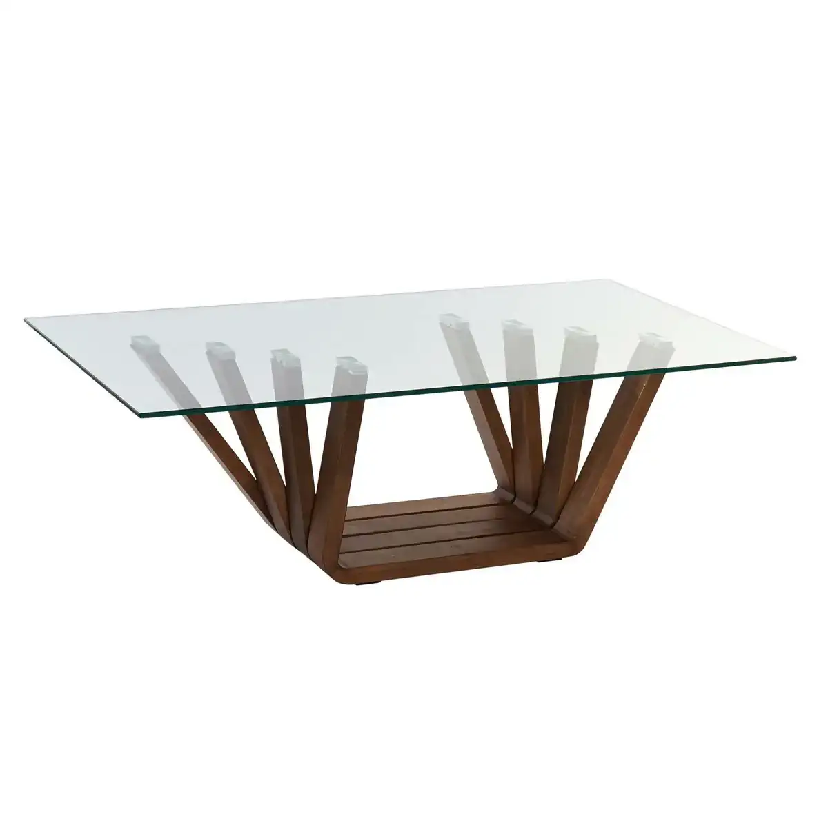 Table basse dkd home decor verre noyer aluminium 130 x 70 x 42 cm_7641. DIAYTAR COTE D'IVOIRE - Votre Escapade Shopping Virtuelle. Explorez notre boutique en ligne et dénichez des trésors qui évoquent la culture et le savoir-faire sénégalais, un clic à la fois.