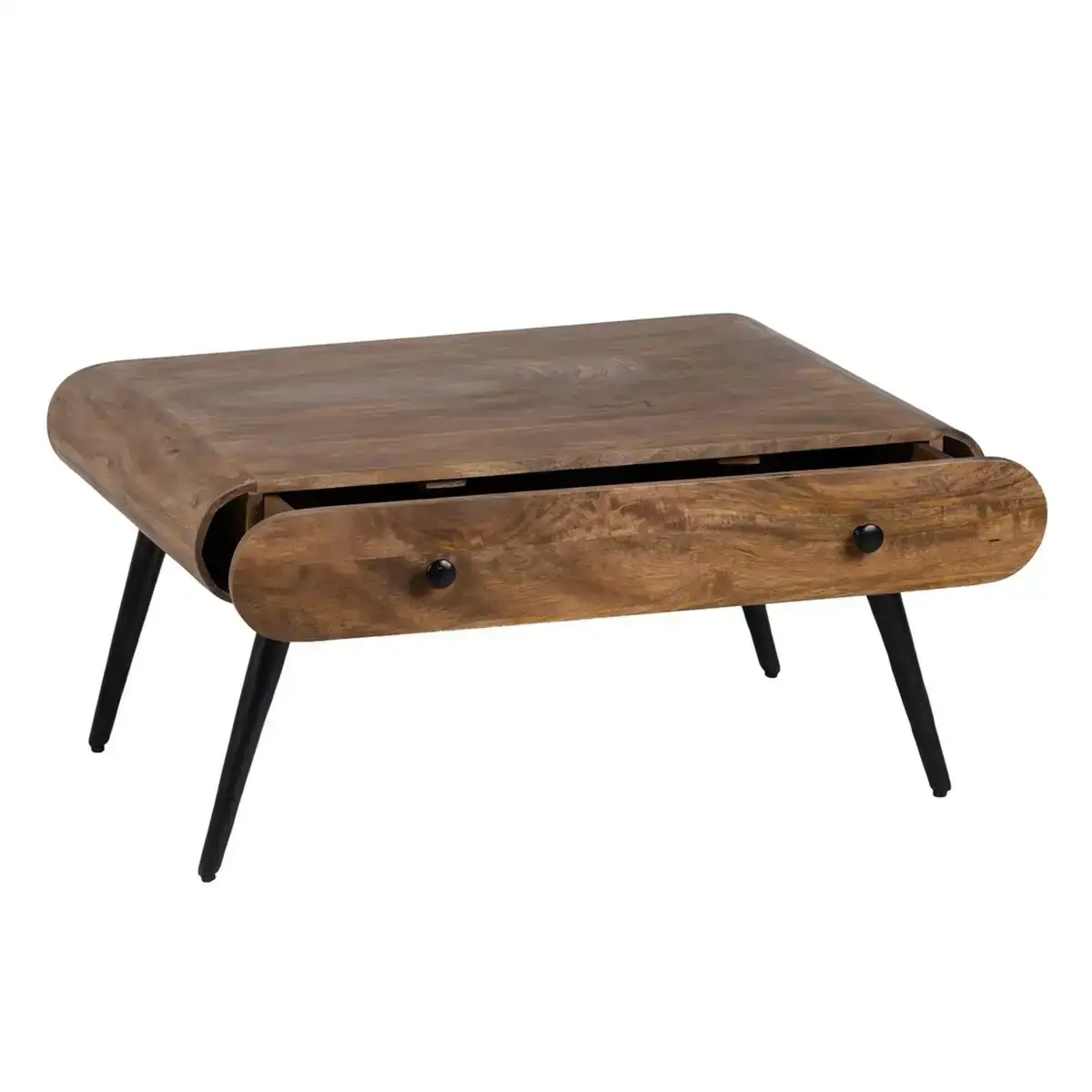 Table basse livu 86 x 61 x 43 cm bois fer_8128. DIAYTAR COTE D'IVOIRE - Votre Passage vers l'Élégance Accessible. Parcourez notre boutique en ligne pour trouver des produits qui vous permettent d'allier style et économies.