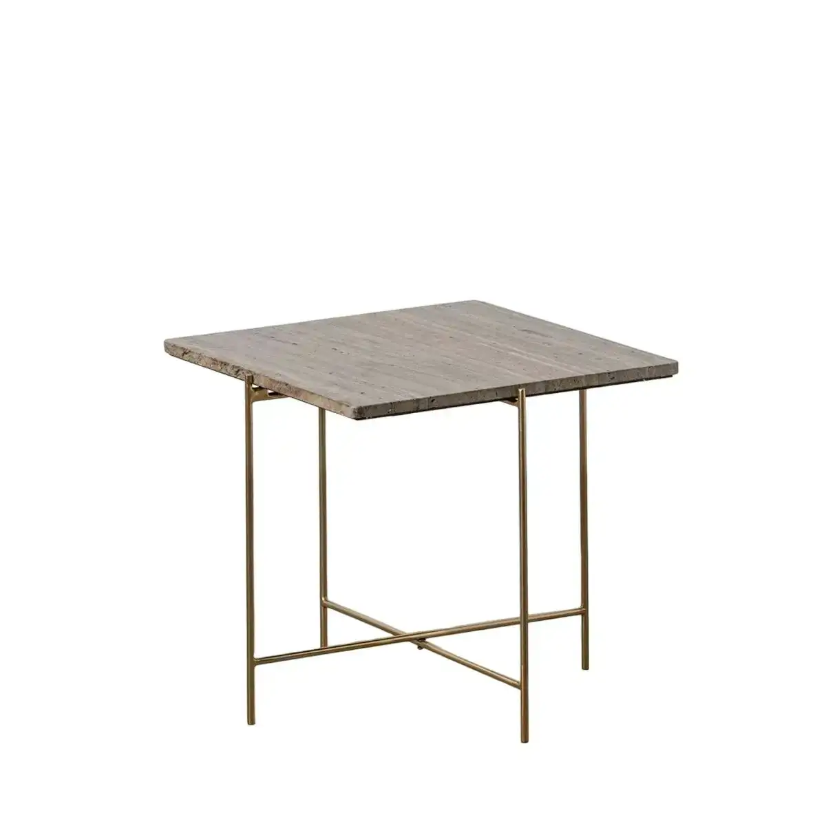 Table basse marbre fer 50 x 50 x 45 cm_9156. DIAYTAR COTE D'IVOIRE - Votre Univers Shopping Éclectique. Explorez nos offres variées et découvrez des articles qui embrassent la diversité et la polyvalence de vos besoins.