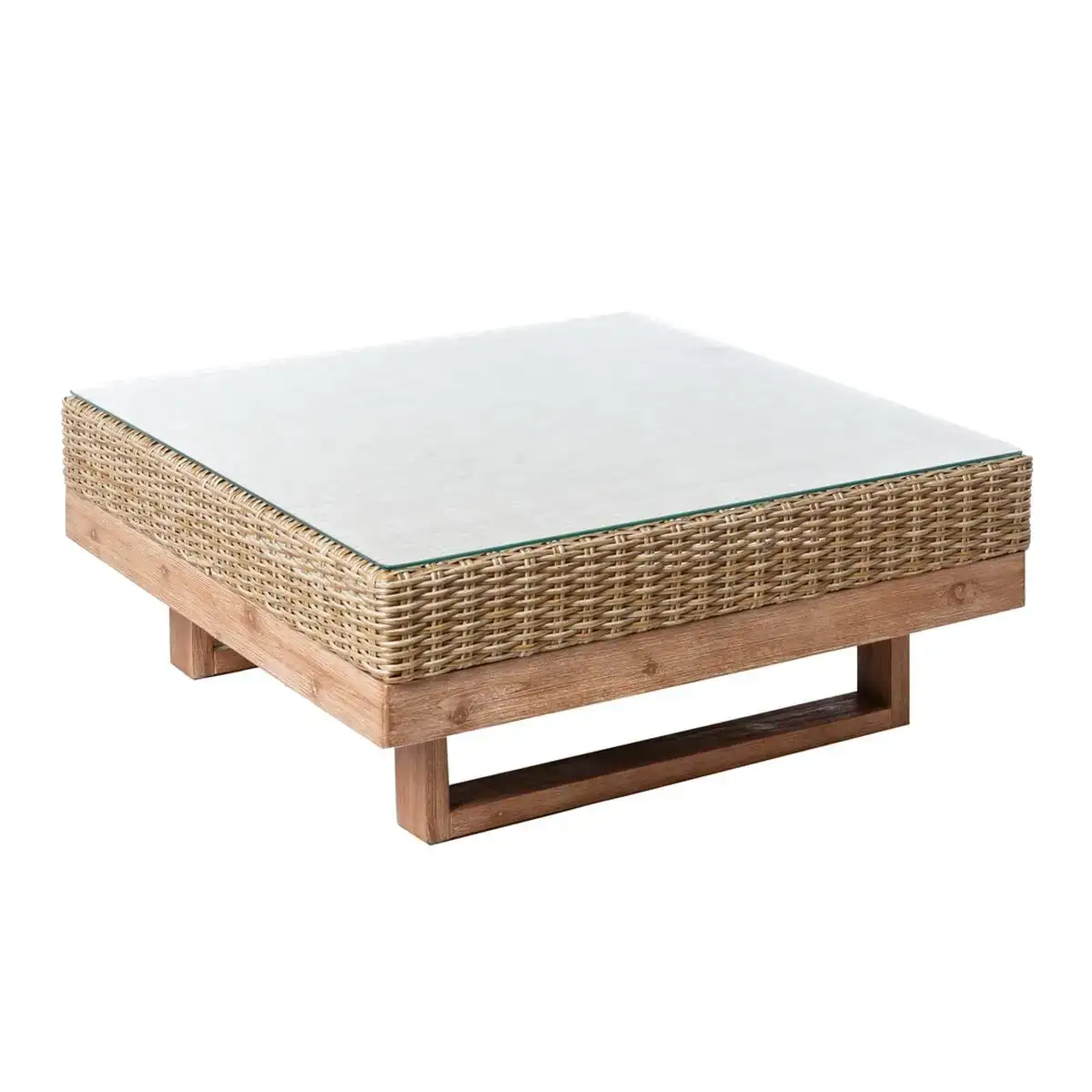 Table basse patsy naturel bois rotin 80 x 80 x 35 cm_4788. DIAYTAR COTE D'IVOIRE - Où Choisir Devient un Acte de Découverte. Découvrez notre gamme et choisissez des produits qui éveillent votre curiosité et élargissent vos horizons.