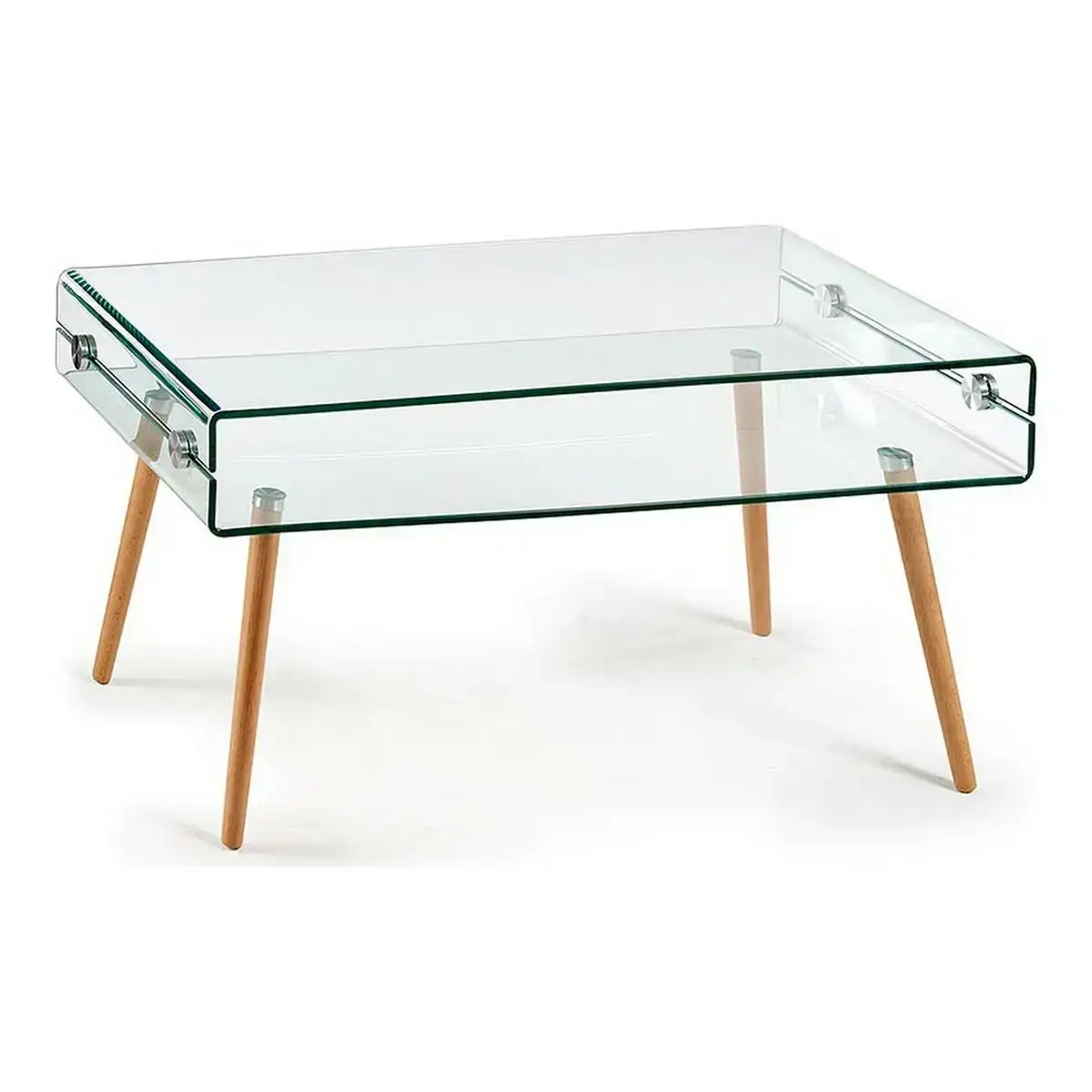 Table basse verre bois 55 x 52 x 110 cm _5602. DIAYTAR COTE D'IVOIRE - Votre Destination Shopping de Confiance. Naviguez à travers notre boutique en ligne et profitez d'une sélection soigneusement choisie de produits qui répondent à toutes vos exigences.
