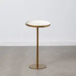 Table d appoint 35 5 x 35 5 x 64 5 cm dore blanc fer_4806. DIAYTAR COTE D'IVOIRE - Votre Destination pour un Shopping Unique. Parcourez notre catalogue et trouvez des articles qui vous inspirent et vous édifient.
